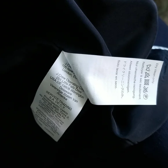 J Crew Regent Navy Blue Blazer Single Button Size 14